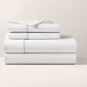 Organic Cotton Percale Palmer Sheeting
King Flat Sheet